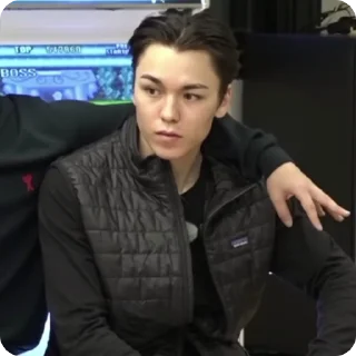 😐 emoji seventeen right here Telegram sticker 22 of 44
