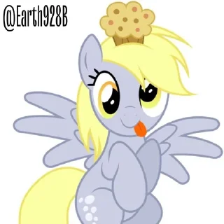 🌟 emoji Derpy Hooves • @Earth928B Telegram sticker 5 of 50