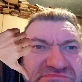 👎 emoji Пророк Санбой @damnstickers Telegram sticker 6 of 47