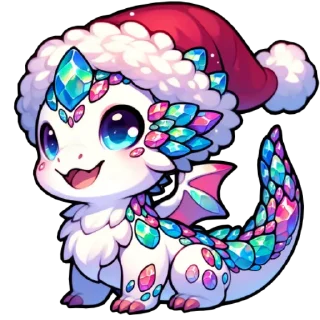 🎅 emoji Дракоша Твинкл @anyavate Telegram sticker 8 of 20