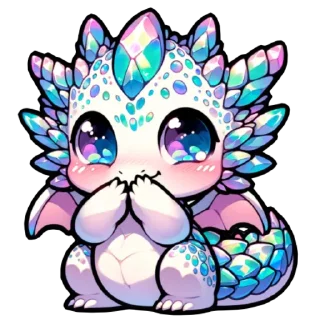 😅 emoji Дракоша Твинкл @anyavate Telegram sticker 19 of 20