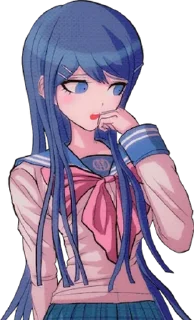 🎤 emoji Саяка Майзоно Telegram sticker 5 of 46