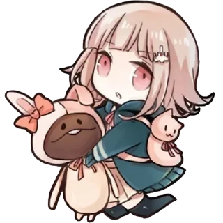 😋 emoji 👾Chiaki Nanami🎮 @Asukalsl Telegram sticker 21 of 64