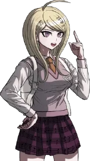 😃 emoji Kaede Akamatsu Telegram sticker 23 of 50