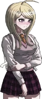 🫣 emoji Kaede Akamatsu Telegram sticker 15 of 50