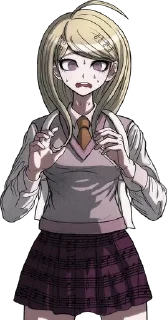 😨 emoji Kaede Akamatsu Telegram sticker 12 of 50