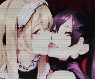 👩‍❤️‍💋‍👩 emoji 愛してます @whostheberryhere Telegram sticker 23 of 30