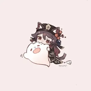 Sticker from Ху тао