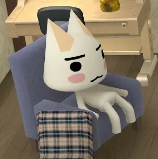 😐 emoji Kitty cute Telegram sticker 13 of 19