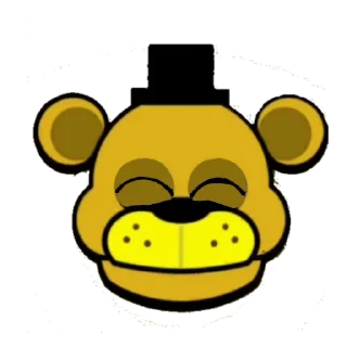 😄 emoji Golden Freddy Telegram sticker 7 of 8