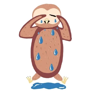 😢 emoji JustAnOwl Telegram sticker 5 of 12
