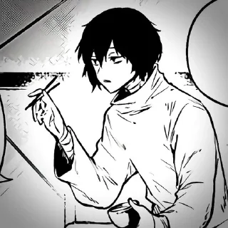 Sticker from ✧ dazai by @helpfrhoshi ! !