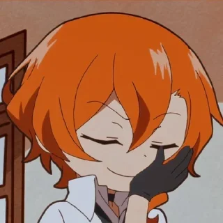 🧡 emoji Chuya Nakahara Telegram sticker 12 of 120