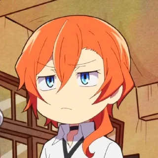 🧡 emoji Chuya Nakahara Telegram sticker 13 of 120