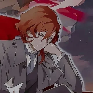 🧡 emoji Chuya Nakahara Telegram sticker 18 of 120