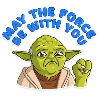 ✊ emoji Master Yoda Telegram sticker 17 of 25