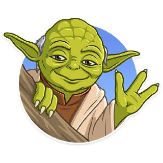 👋 emoji Master Yoda Telegram sticker 5 of 25