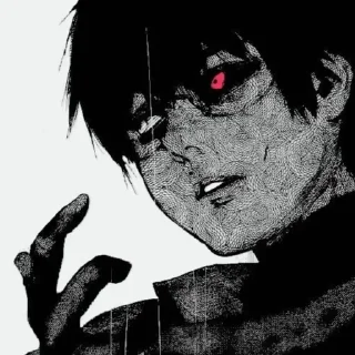 🌟 emoji Канеки Кен love Telegram sticker 22 of 33