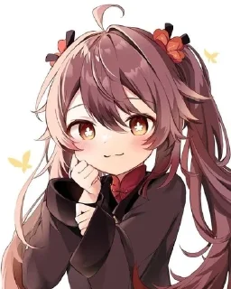 😍 emoji HuTao Telegram sticker 20 of 28