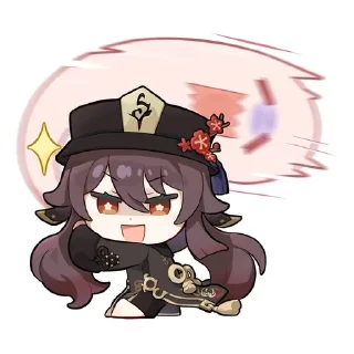 😠 emoji HuTao Telegram sticker 21 of 28