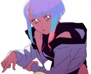 👇 emoji Cyberpunk: Edgerunners/ @Akunostickers Telegram sticker 21 of 77