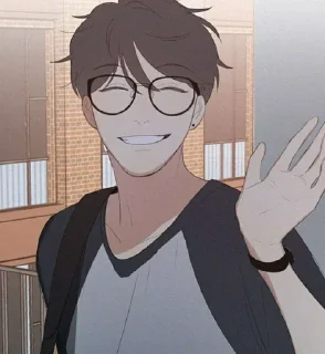 ✋ emoji Ты здесь Telegram sticker 23 of 82