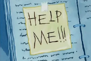 🆘 emoji sponge bob 🧽 Telegram sticker 24 of 99