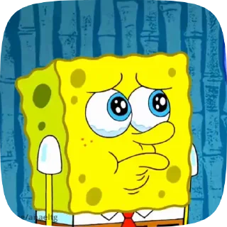 🥺 emoji Спанчбоб Telegram sticker 10 of 40