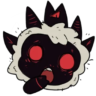 Sticker from Cult of the Lamb