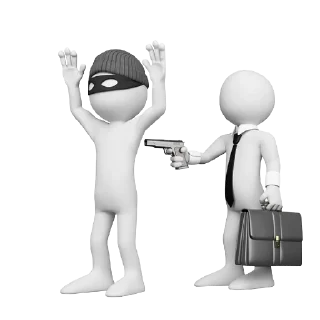 🔫 emoji Смешные человечки by @neofilov Telegram sticker 5 of 24