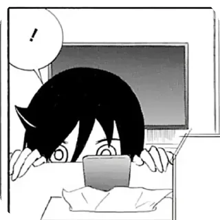 📱 emoji WataMote @Tomoko_Kuroki Telegram sticker 15 of 34
