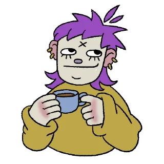 🫖 emoji possum-chan Telegram sticker 14 of 32