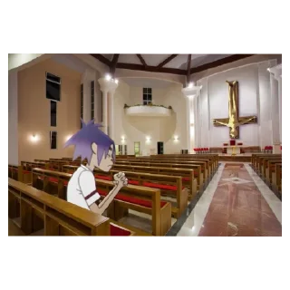 🙏 emoji Gorillaz Telegram sticker 6 of 44