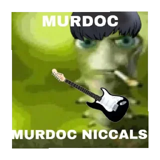 Sticker from Gorillaz