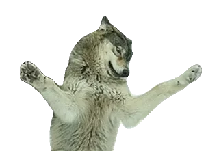 😊 emoji Wolf @stickersb2b Telegram sticker 11 of 16