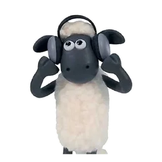 🎧 emoji Барашек Шон :: @animesticks Telegram sticker 17 of 21