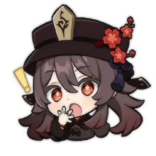 🤯 emoji ☆Ху Тао☆ Telegram sticker 22 of 33