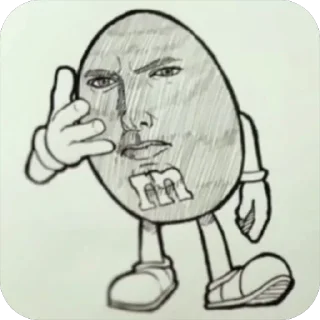 😭 emoji Eminem 💋 Telegram sticker 5 of 21
