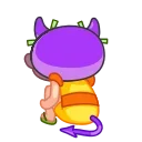😈 emoji Yoko Telegram sticker 13 of 22
