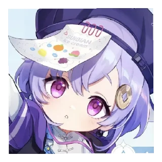 ❄️ emoji Qiqi Telegram sticker 21 of 26