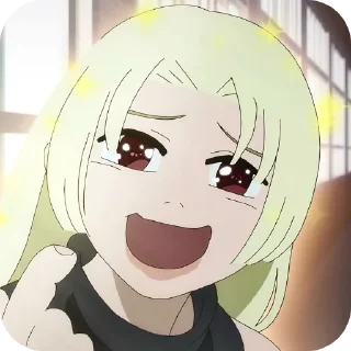 👍 emoji Yuki Tsukumo Telegram sticker 15 of 25
