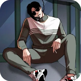 👏 emoji Пак Чже ву @Lookism_sticks Telegram sticker 24 of 100