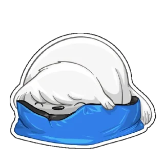 😴 emoji Бобик Telegram sticker 6 of 10