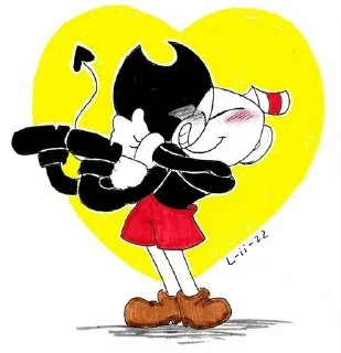 ❤️ emoji Я луплу бендистрав Telegram sticker 21 of 98