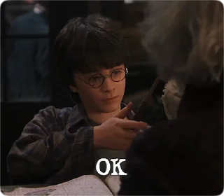🤔 emoji Potter Memes | Гарри Поттер Telegram sticker 19 of 60