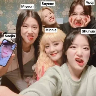 🤪 emoji (G)i-dle memes @annnmd Telegram sticker 7 of 94