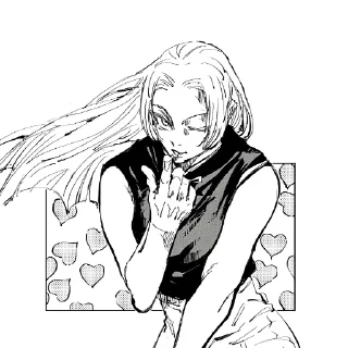 👍 emoji Юки Цукумо Telegram sticker 1 of 30