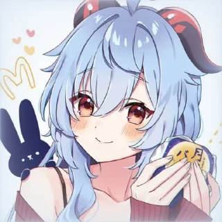 🧊 emoji ꒰ ♡ ꒱  𝐺𝑎𝑛𝑦𝑢   °   ᶻ  z  @holopthomy Telegram sticker 8 of 40