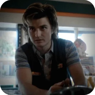 🌟 emoji Steve Harrington🍦 Telegram sticker 6 of 50