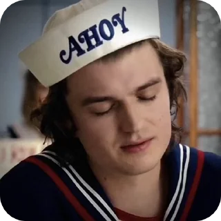 🌟 emoji Steve Harrington🍦 Telegram sticker 12 of 50